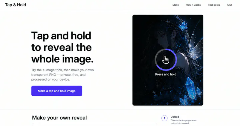 Tap & Hold screenshot 1