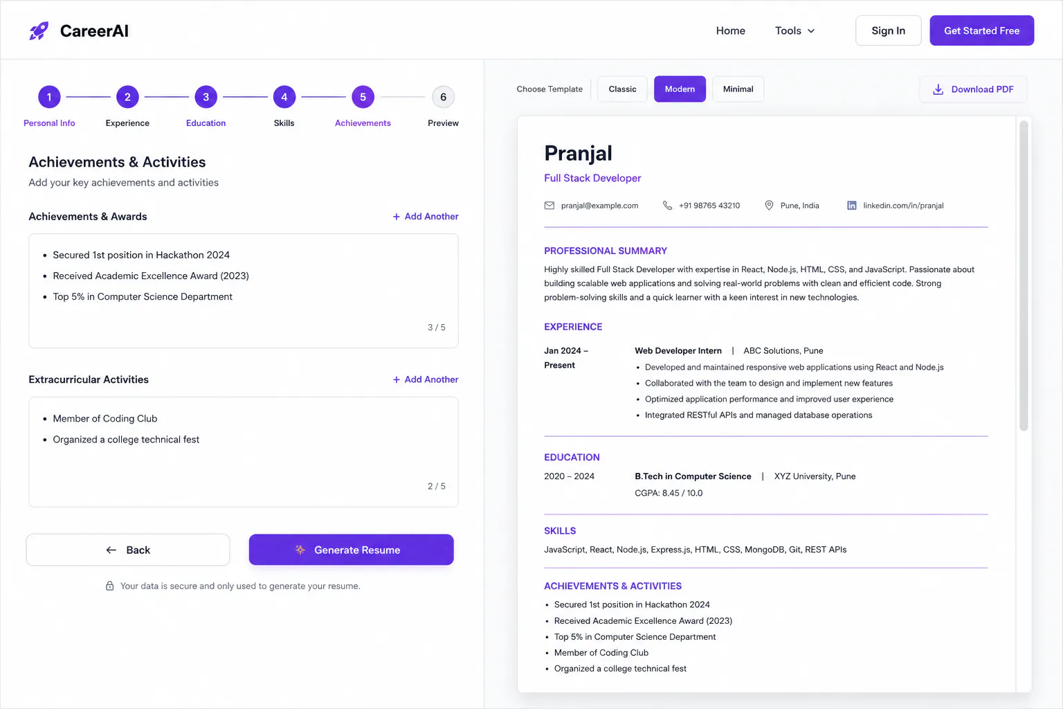 CareerAI gallery image