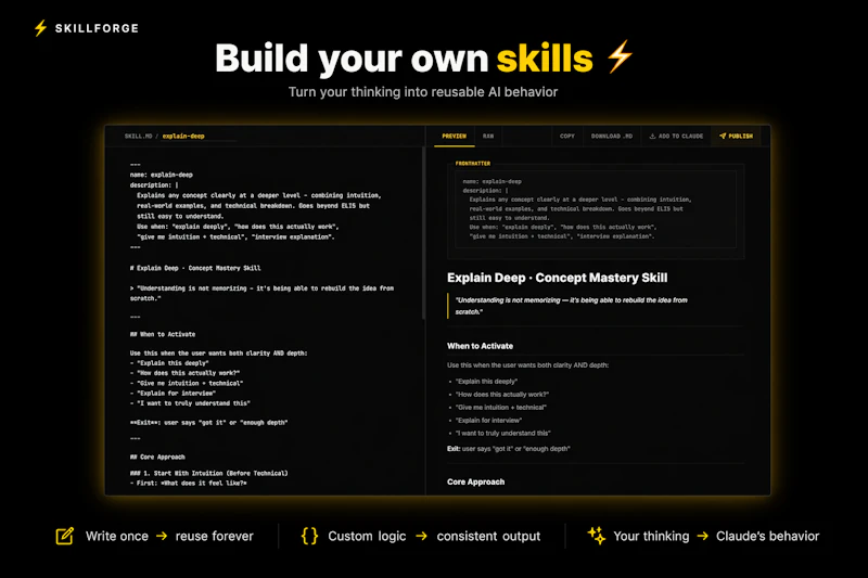 SkillForge  Install AI skills in seconds screenshot 5