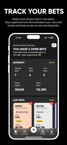 Betty - Track Your Bets media 2