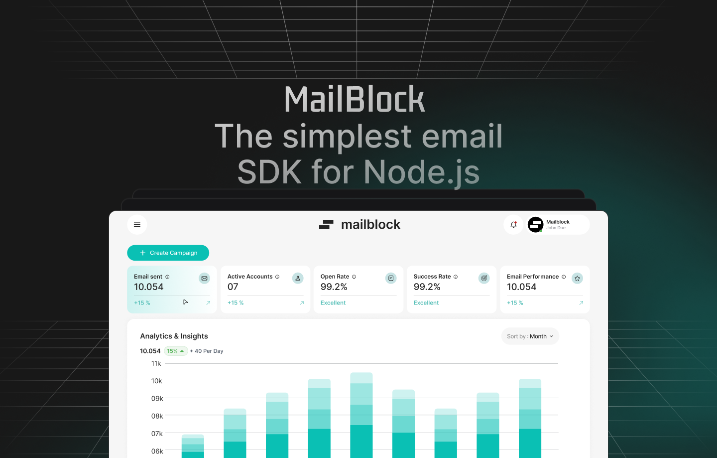 mailBlock - 用於開發人員的交易電子郵件SDK media 2