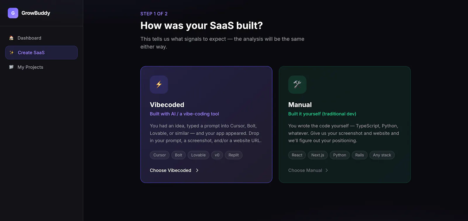 GrowBuddy — Build Your SaaS Identity screenshot 3