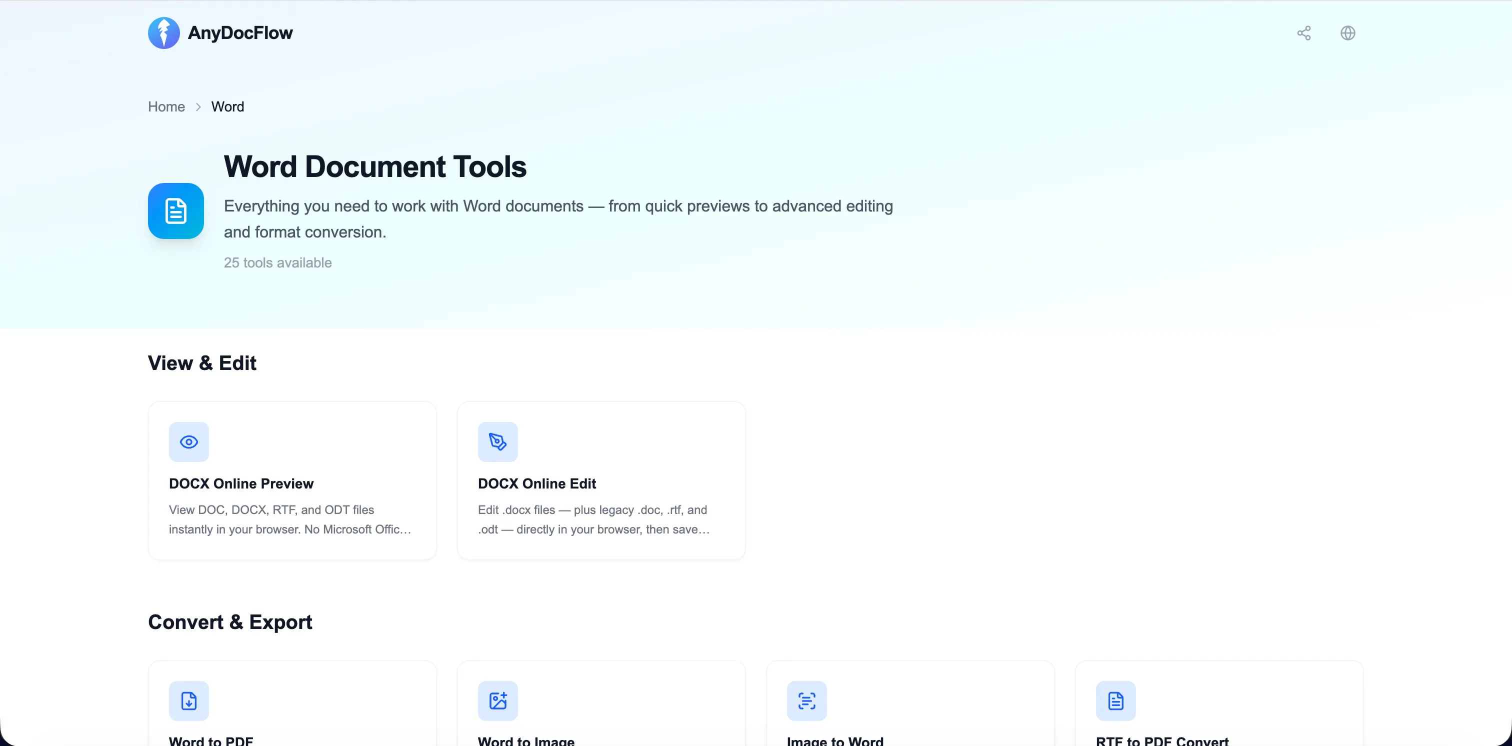 AnyDocFlow screenshot