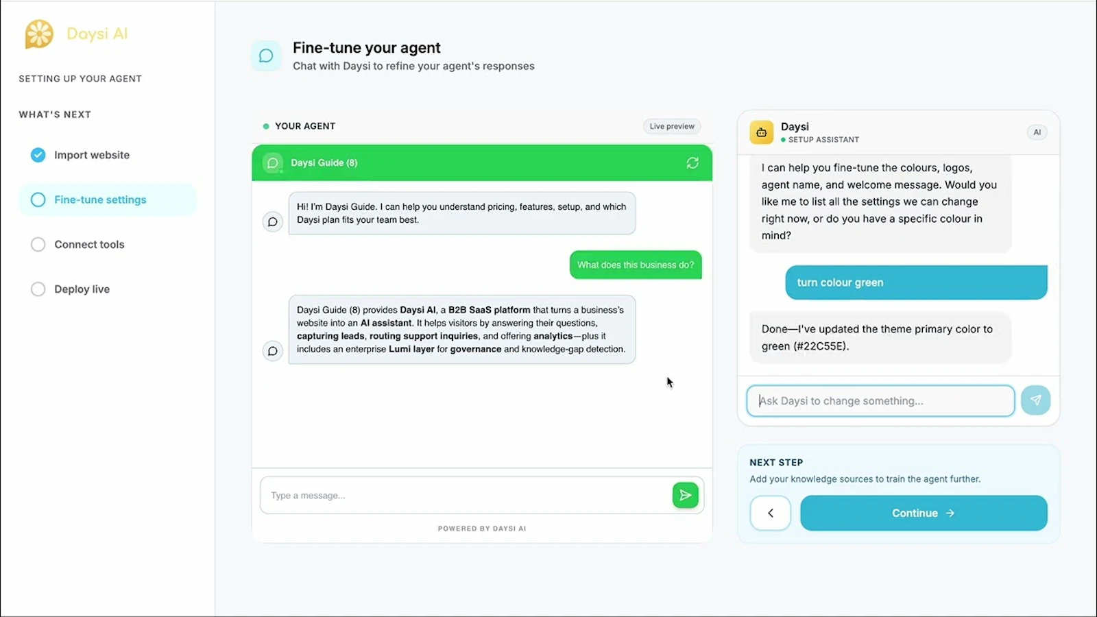 Daysi screenshot 1 (video preview)