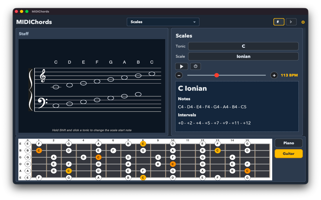 MIDI Piano & Guitar Chords  gallery image
