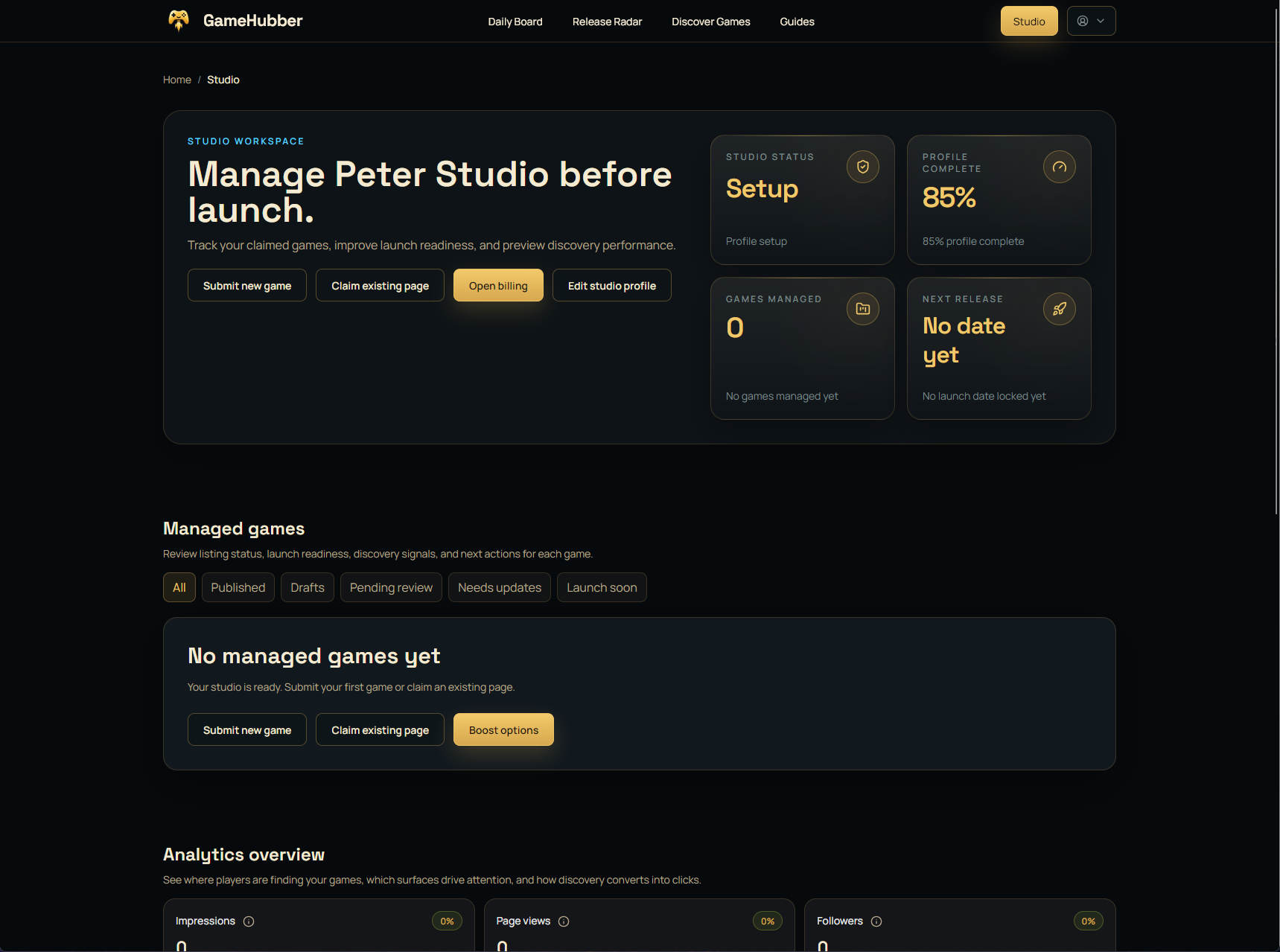 GameHubber gallery image