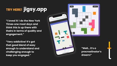 Jigsy.app – daily web puzzles gallery image