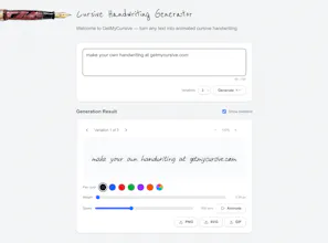 GetMyCursive gallery image