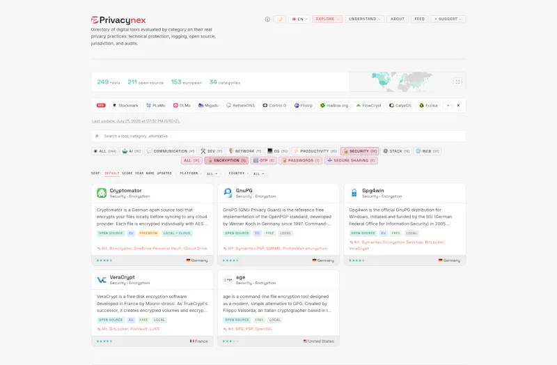 Privacynex screenshot 2