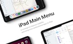 iPad Main Menu (Concept) image
