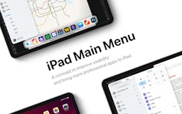 iPad Main Menu (Concept) media 1