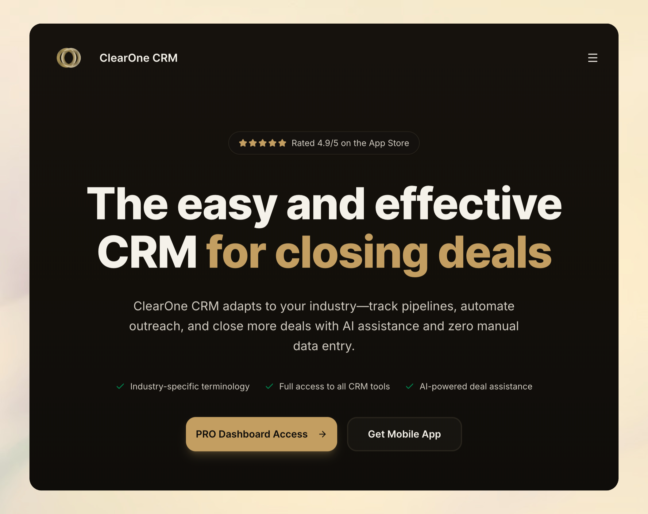 ClearOne CRM gallery image