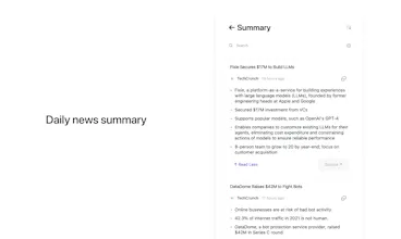 Tech News Summary by Concise AI gallery image