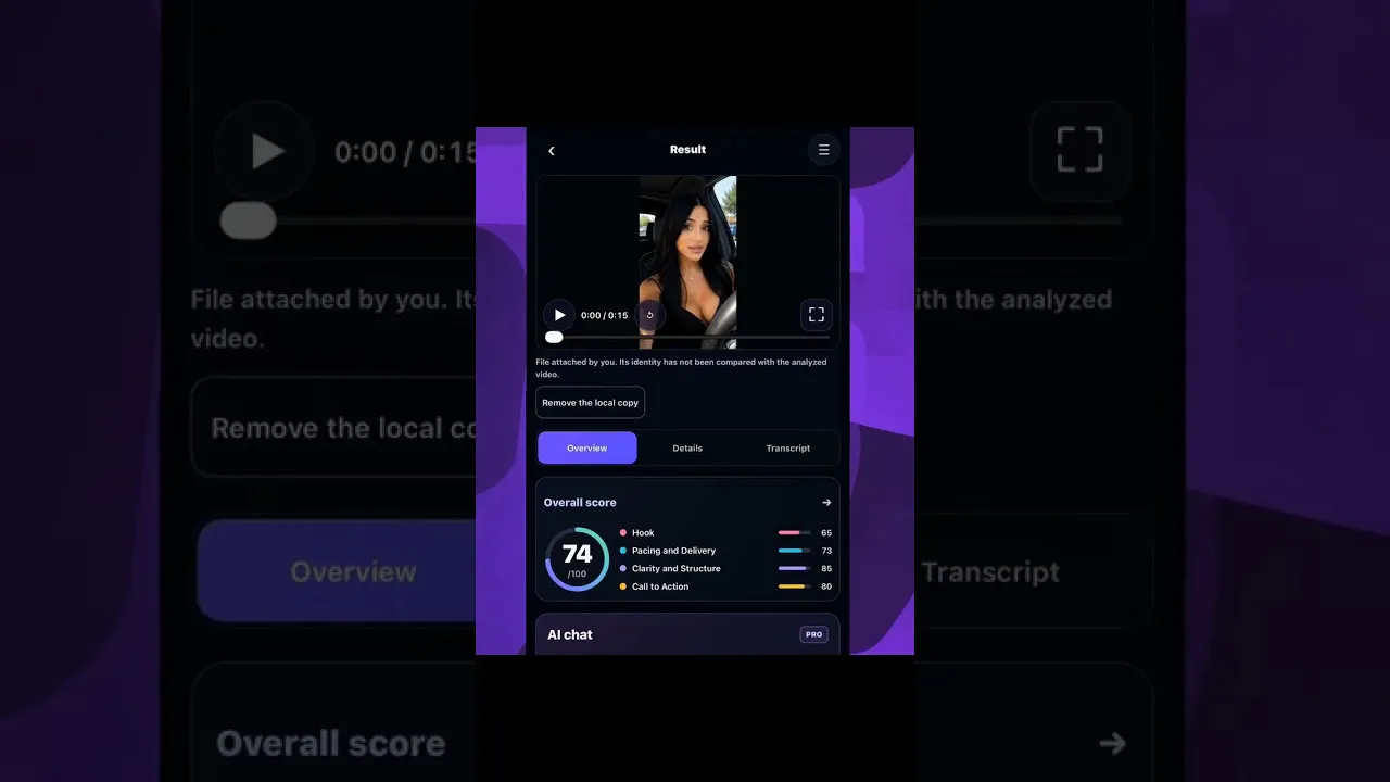 Backstage: AI Video Coach gallery image