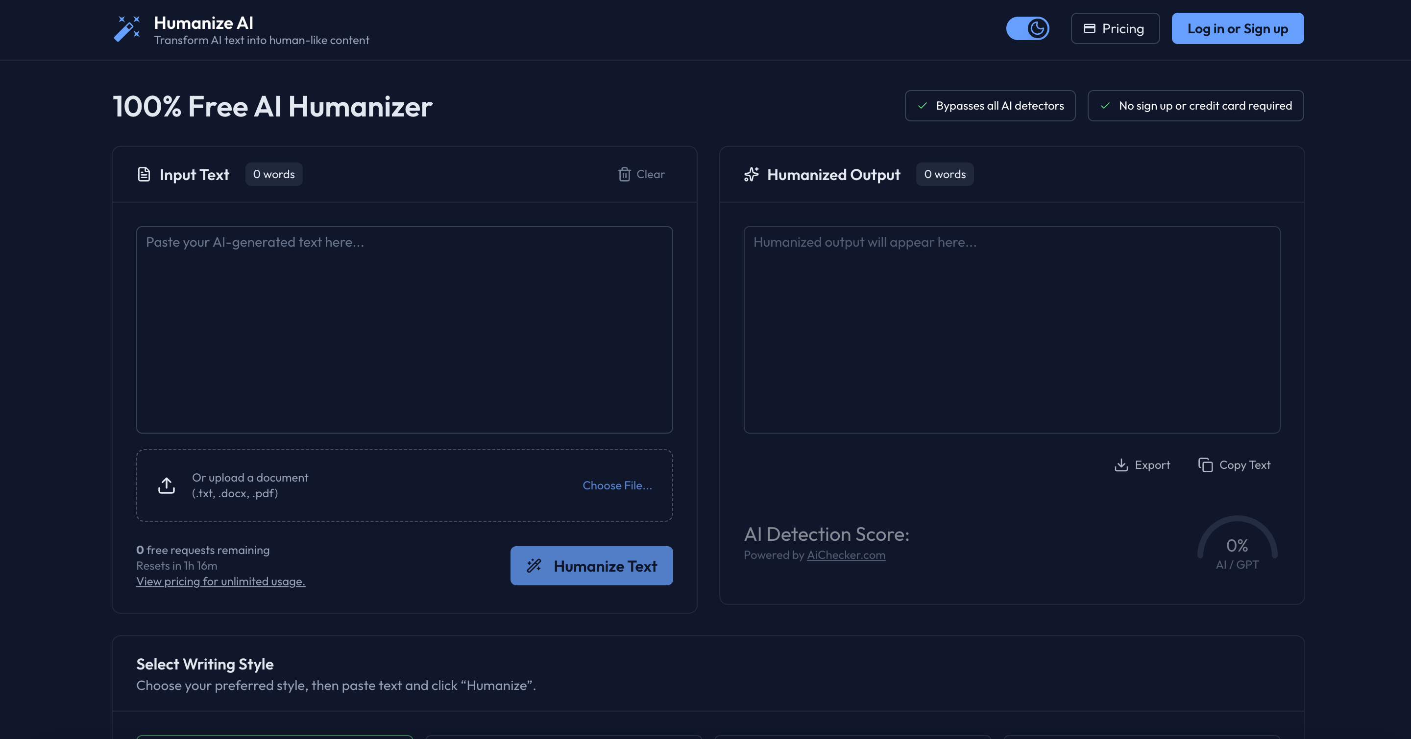 Humanize.ai gallery image