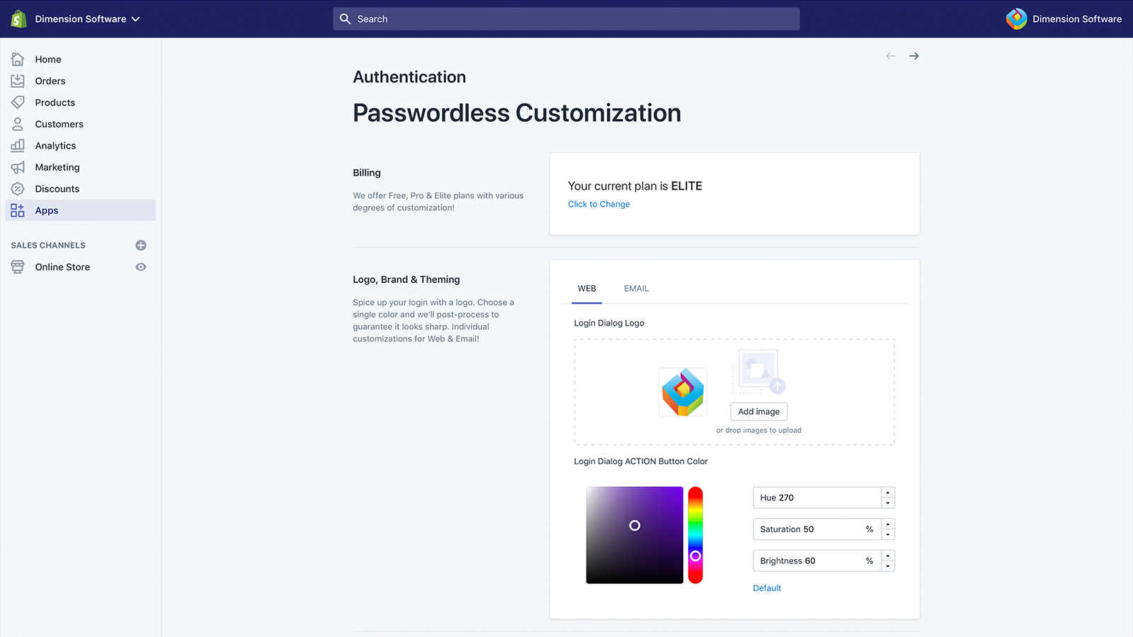 Shopify Passwordless Login gallery image