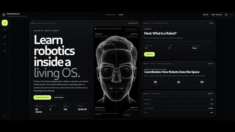 Professor OS screenshot 1 (video preview)