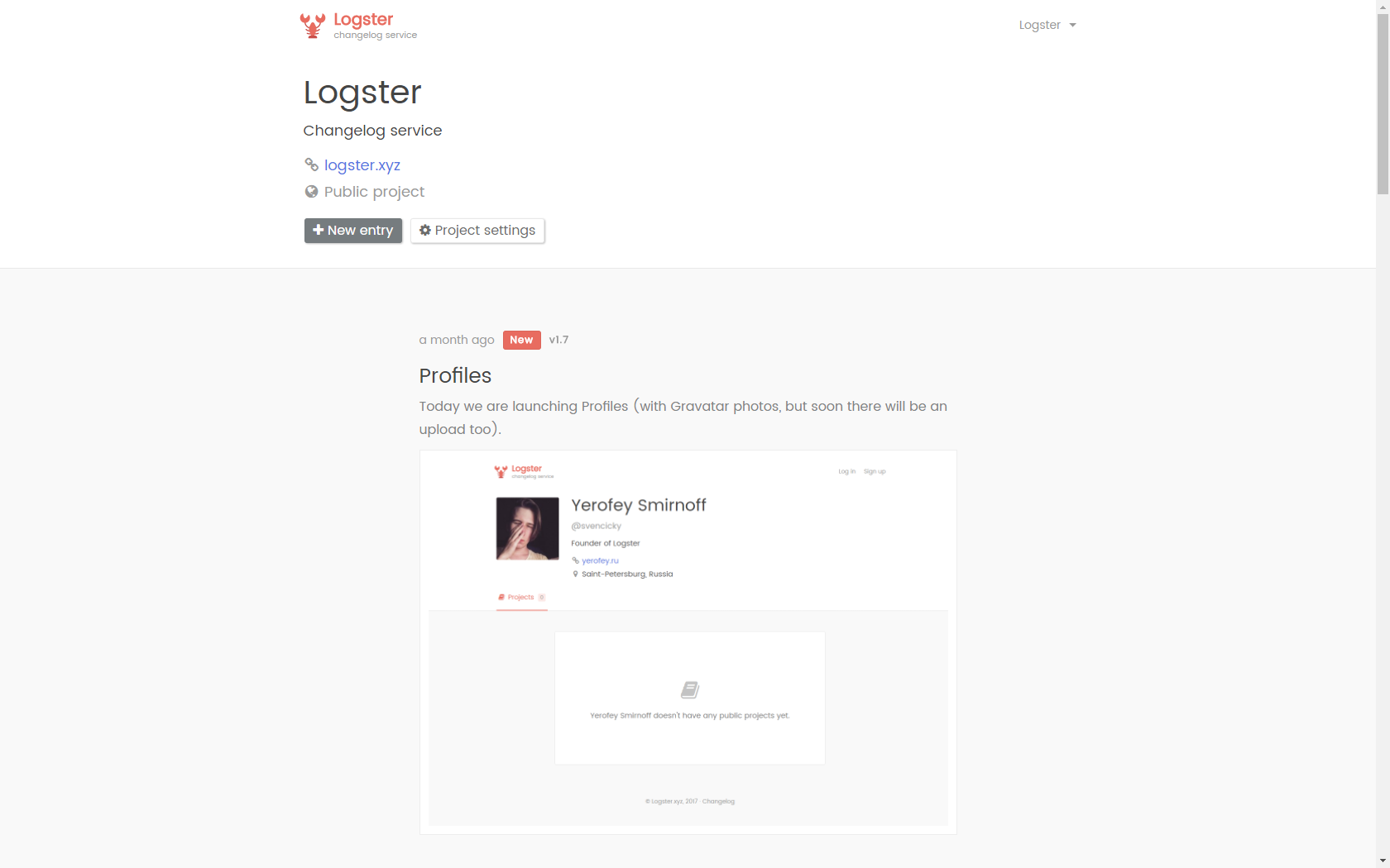 Logster [closed] gallery image