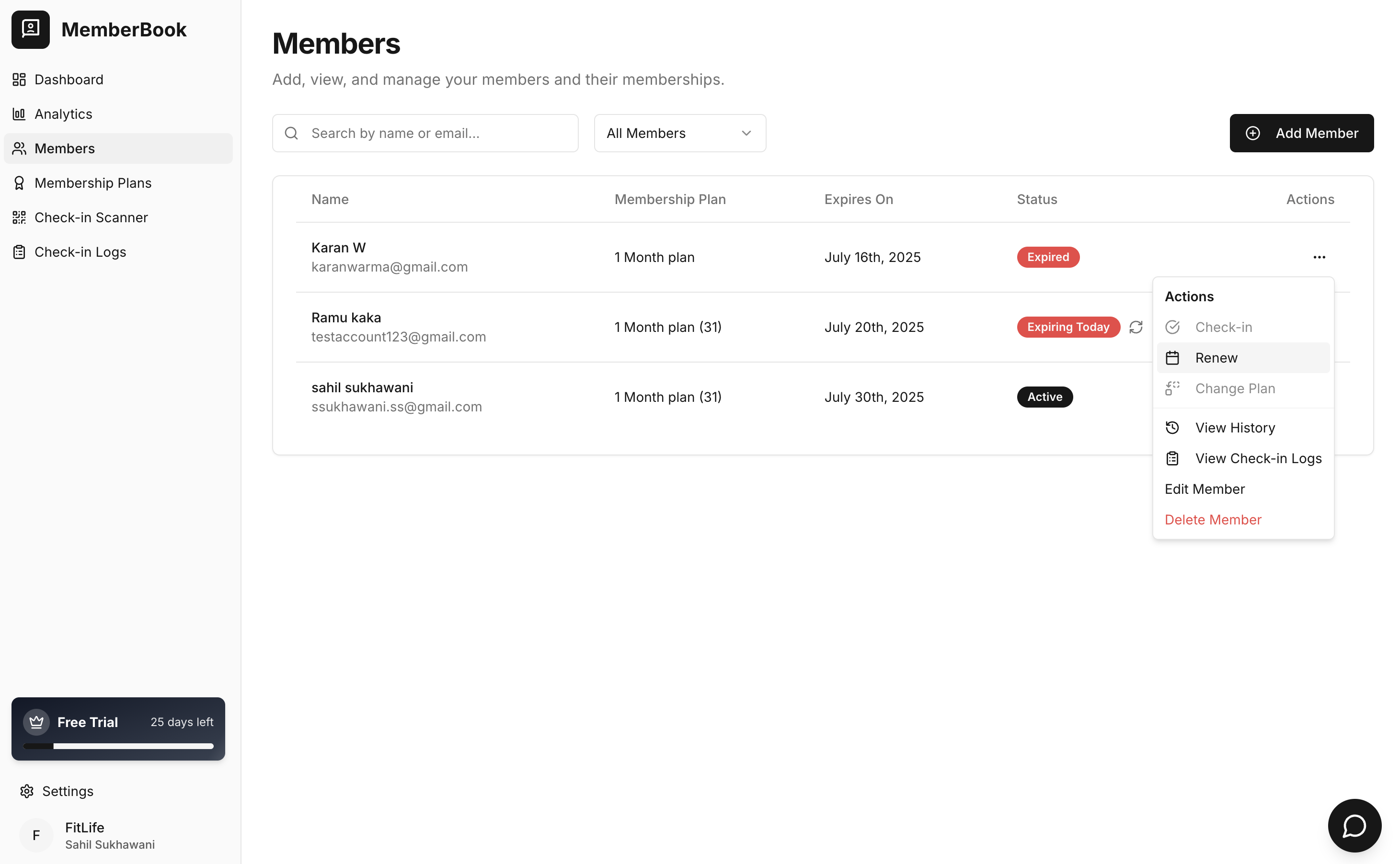 Média Memberbook.io - Gestion d'adhésion sans effort pour les gymnases, les studios et les clubs. 8