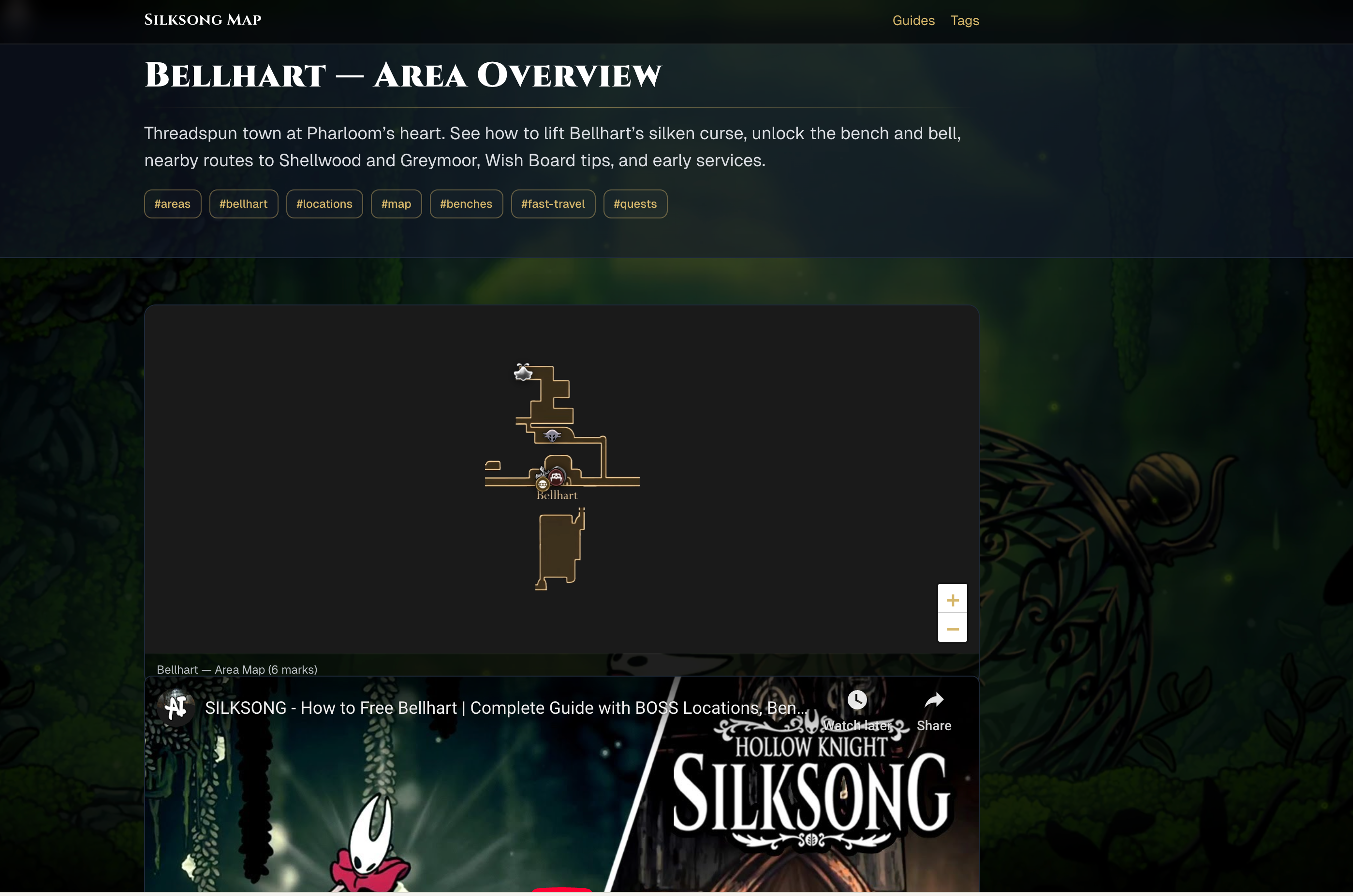 Silksong Map gallery image