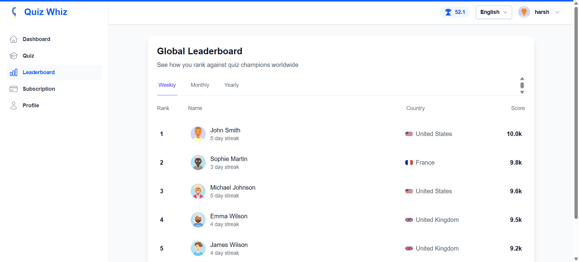 QuizWhiz gallery image