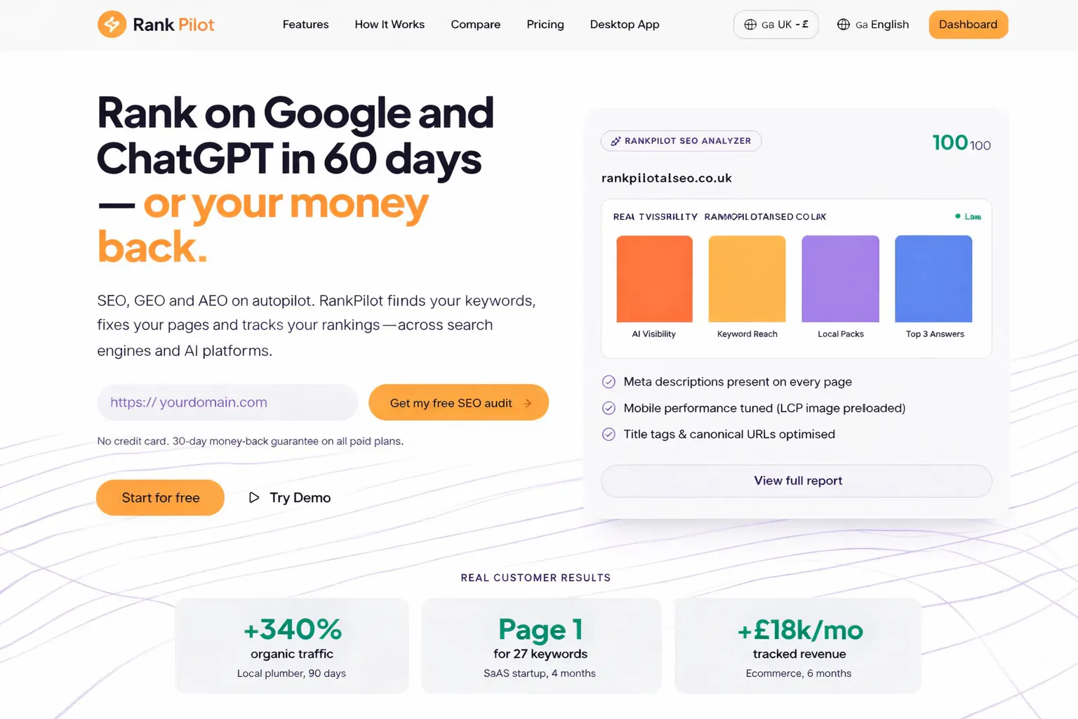 RankPilot AI SEO