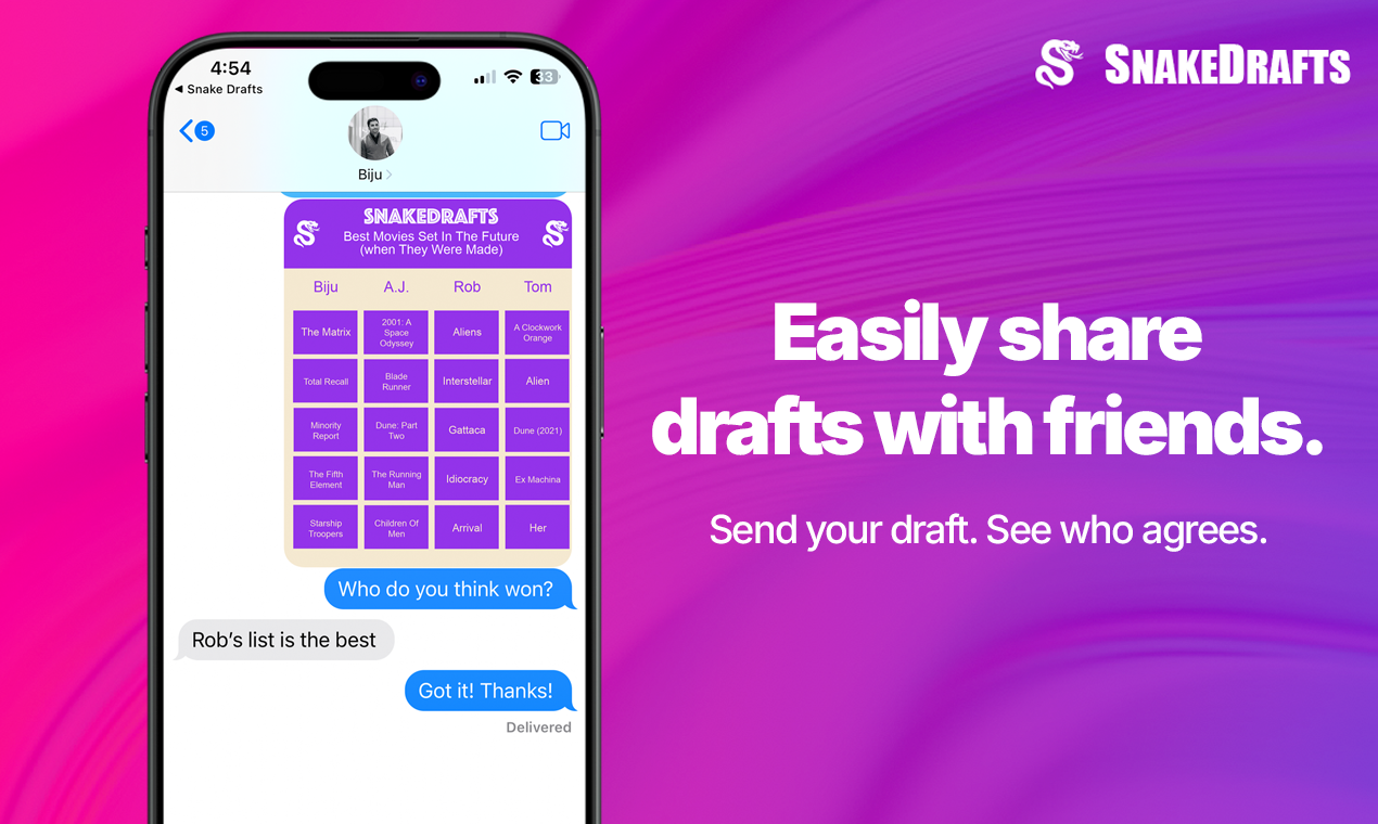 SnakeDrafts on iOS & Android gallery image