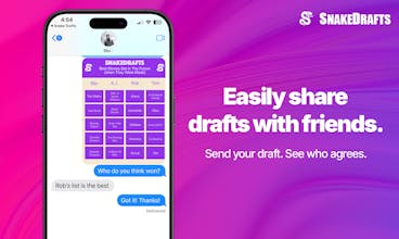 SnakeDrafts on iOS & Android gallery image