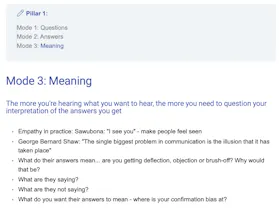 Sales for Nice People - training outline gallery image