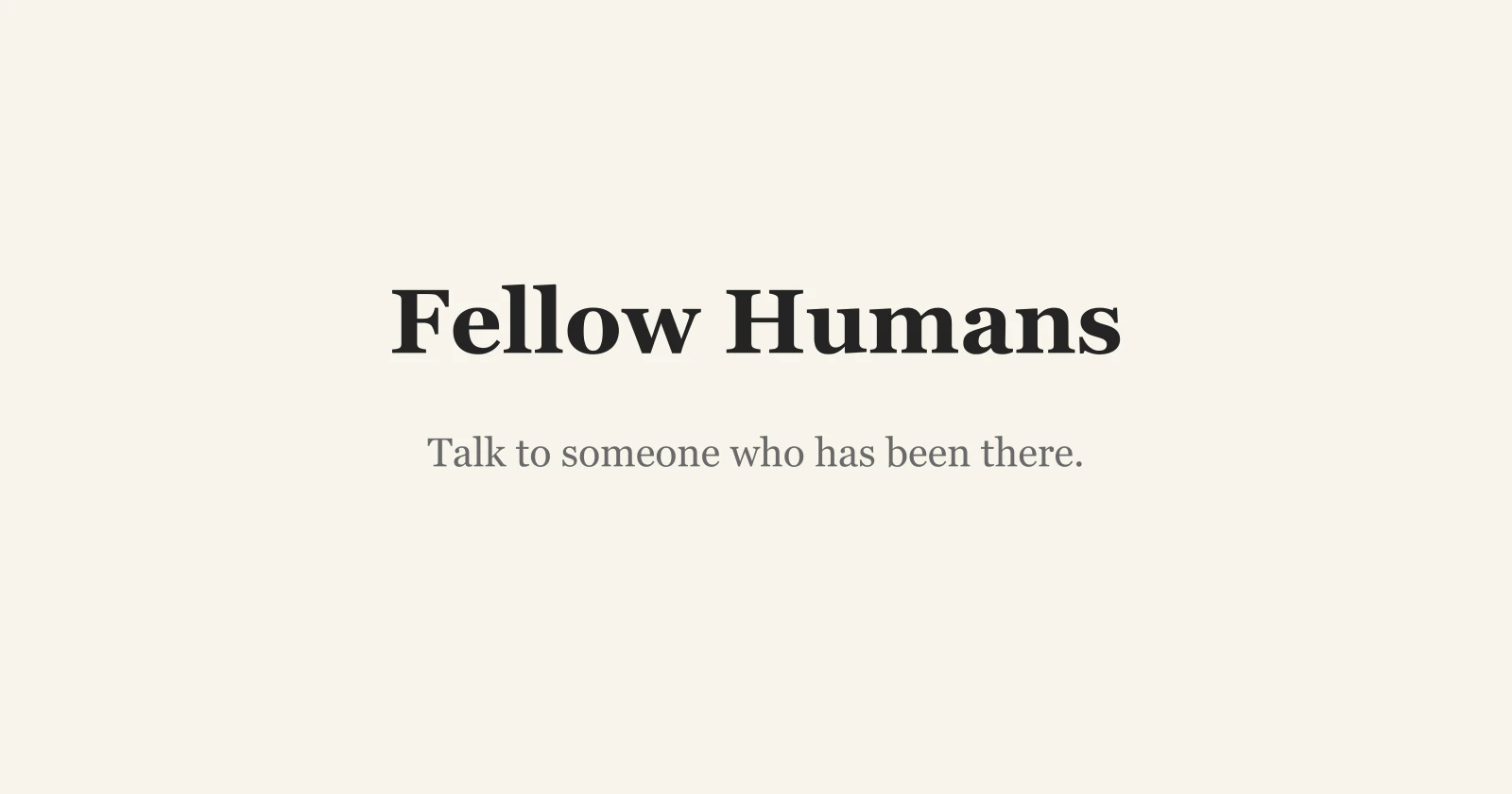 Fellow Humans screenshot 1