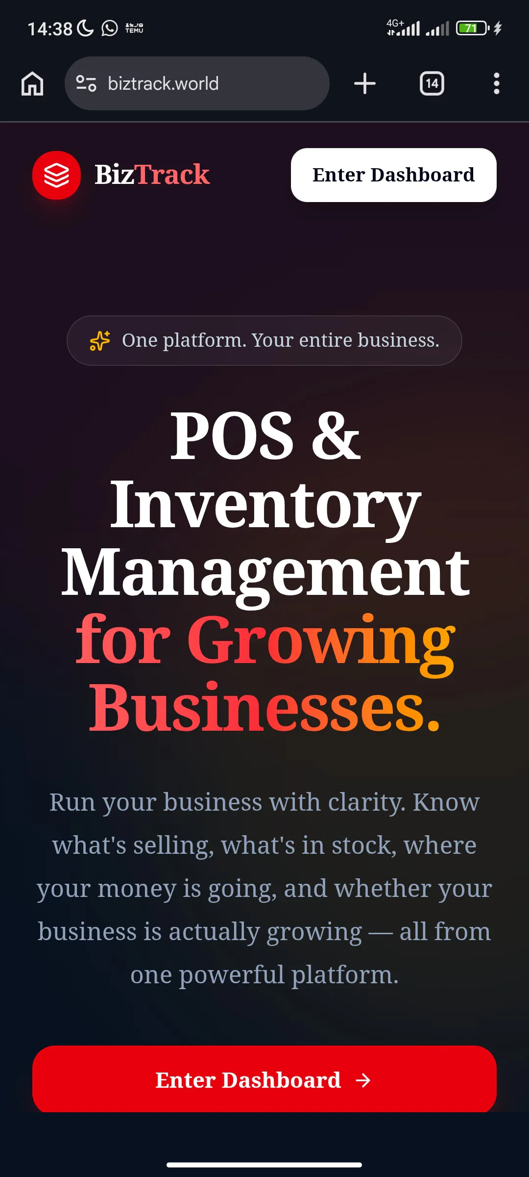 Biztrack — Retail Inventory & POS