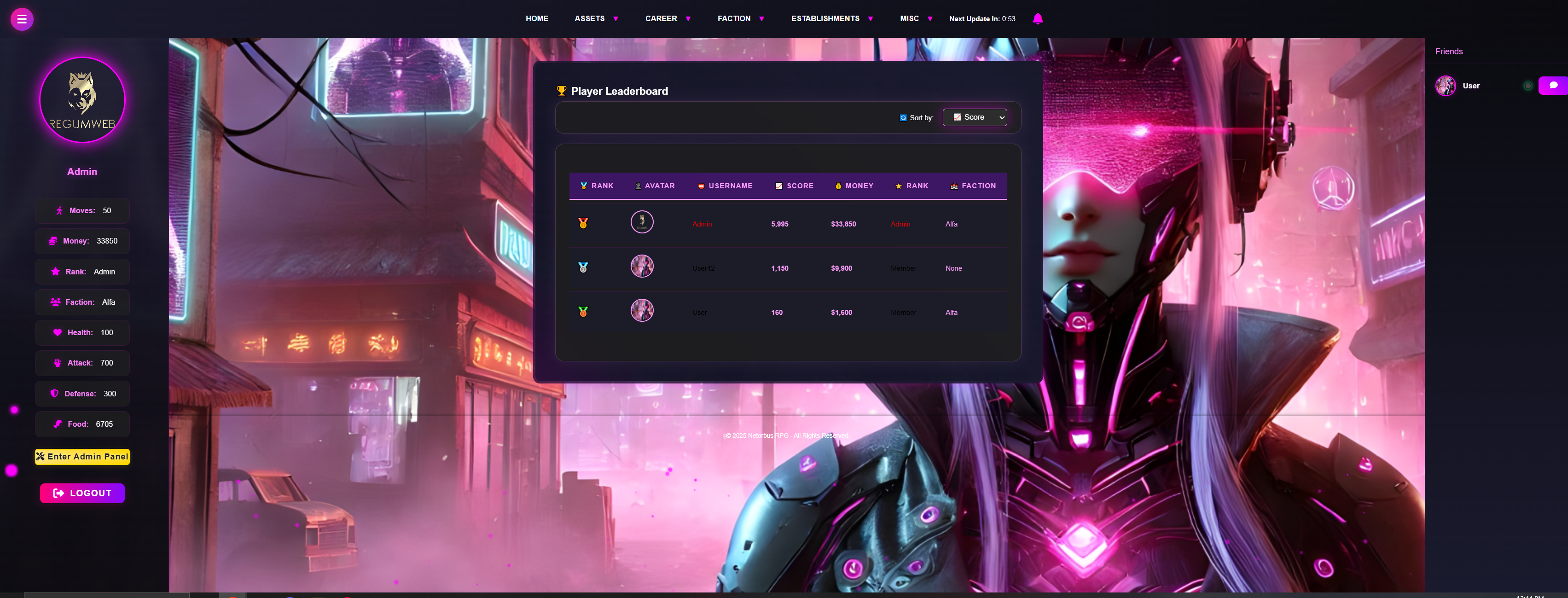 Netorbus RPG - เกมเบราว์เซอร์ RPG หลายคนที่ใช้ข้อความ media 2