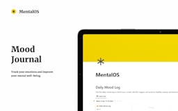 MentalOS - Notion Mood Journal media 1