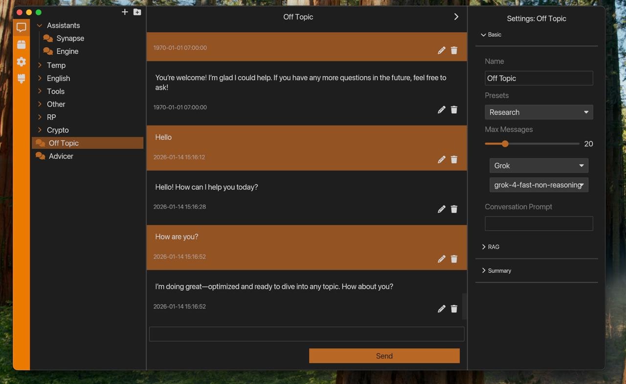Synapse - Main product screenshot demonstrating key features and user interface