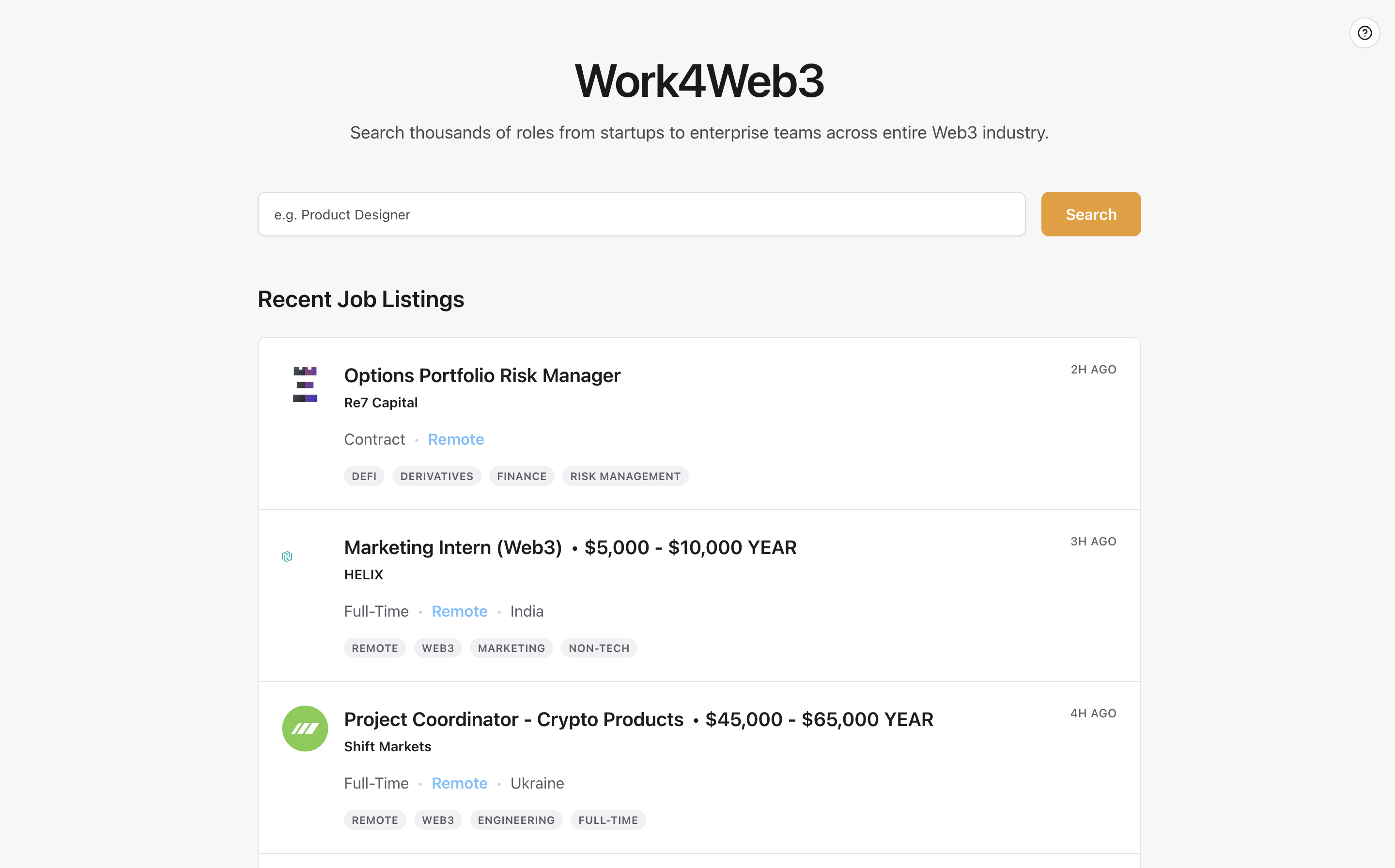 Média Work4web3 - Meilleur endroit pour trouver votre prochain emploi dans web3 1