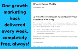 Growth Hacks Weekly! media 1