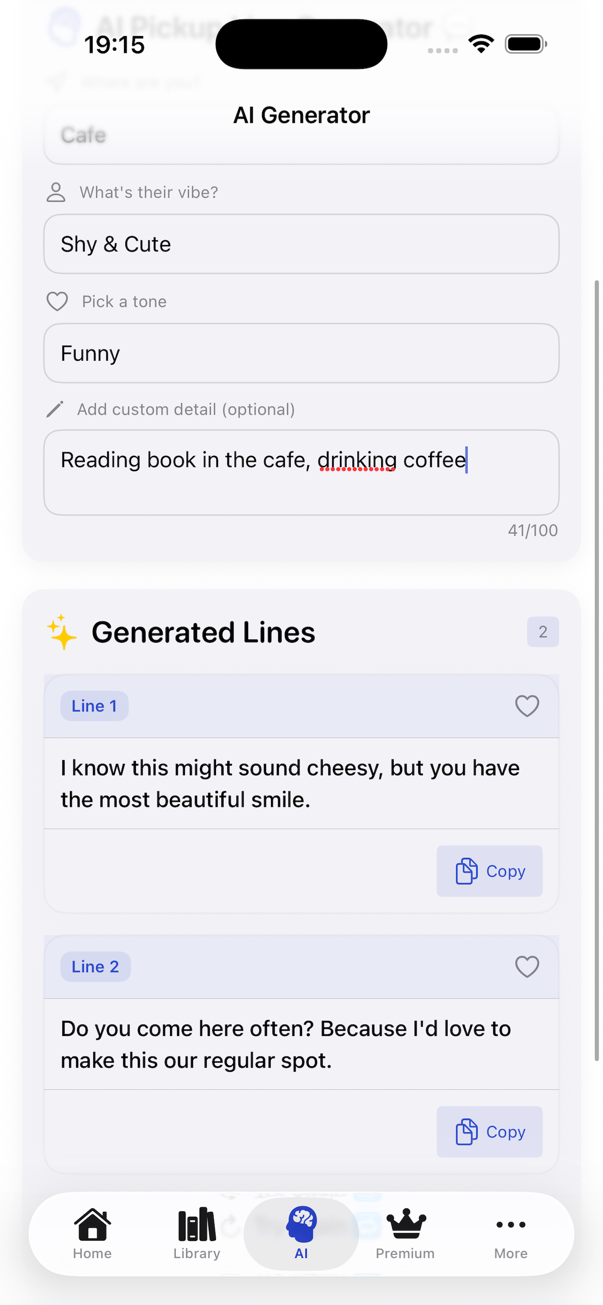 WingmateAI - Screenshot 3 showing product features and functionality