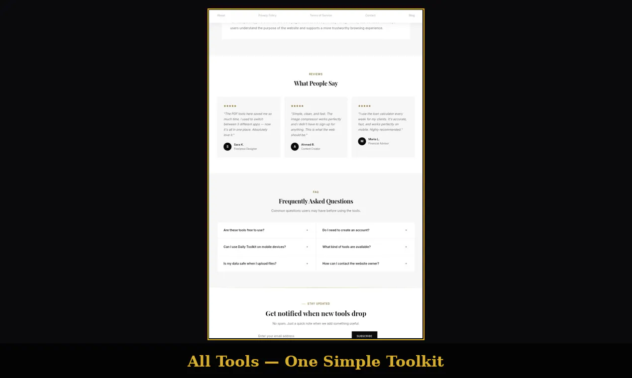 Daily Toolkit gallery image
