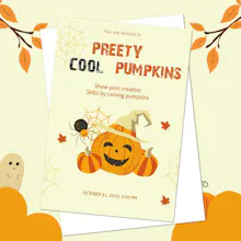 Halloween Greetings and invitation cards gallery image