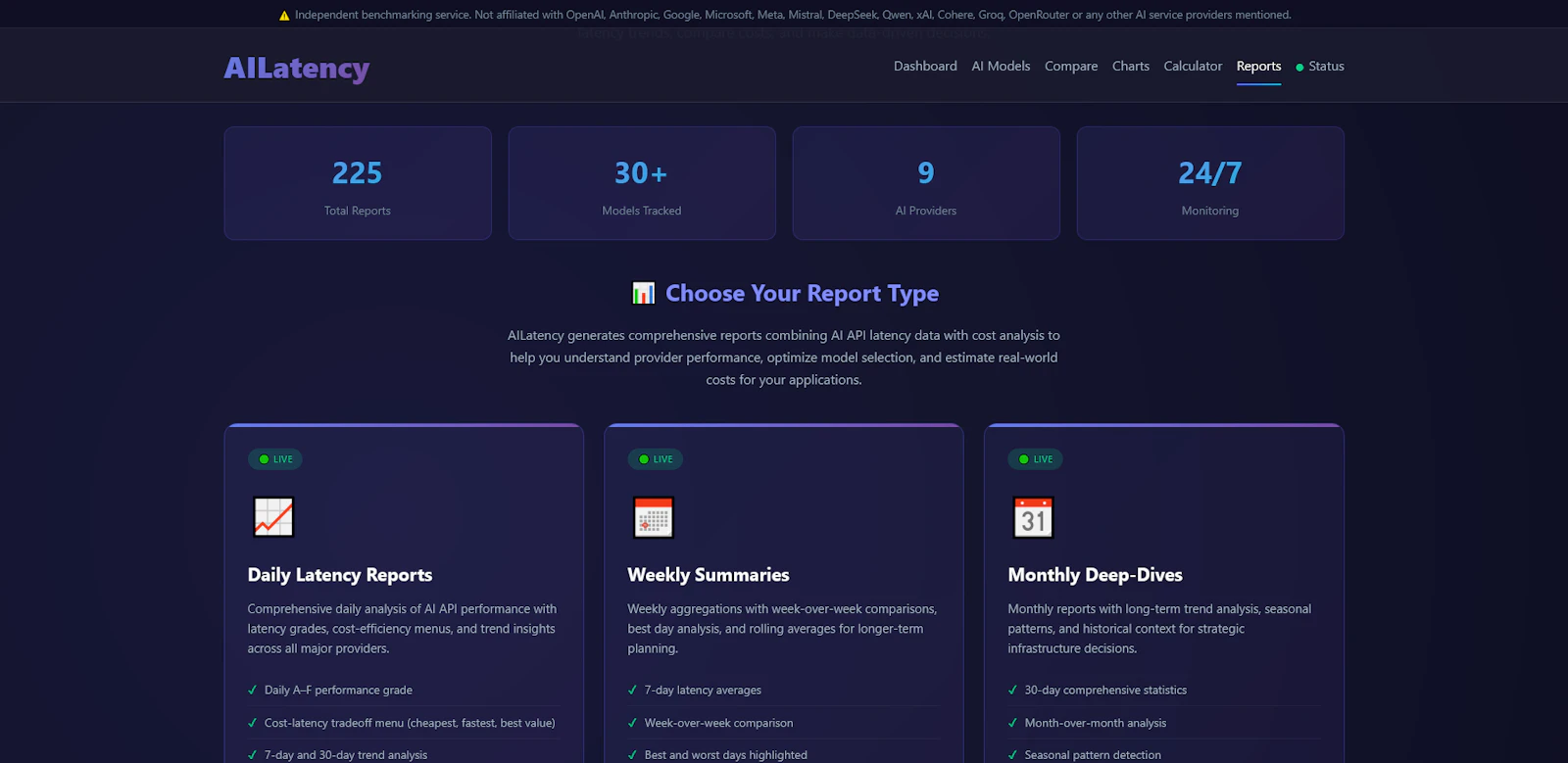 AILatency screenshot 2
