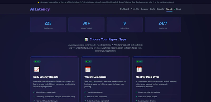 AILatency screenshot 2