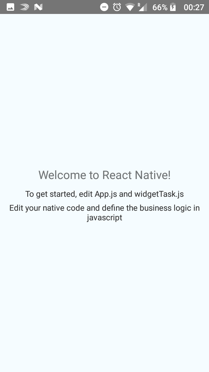 React Native Android Widgets gallery image