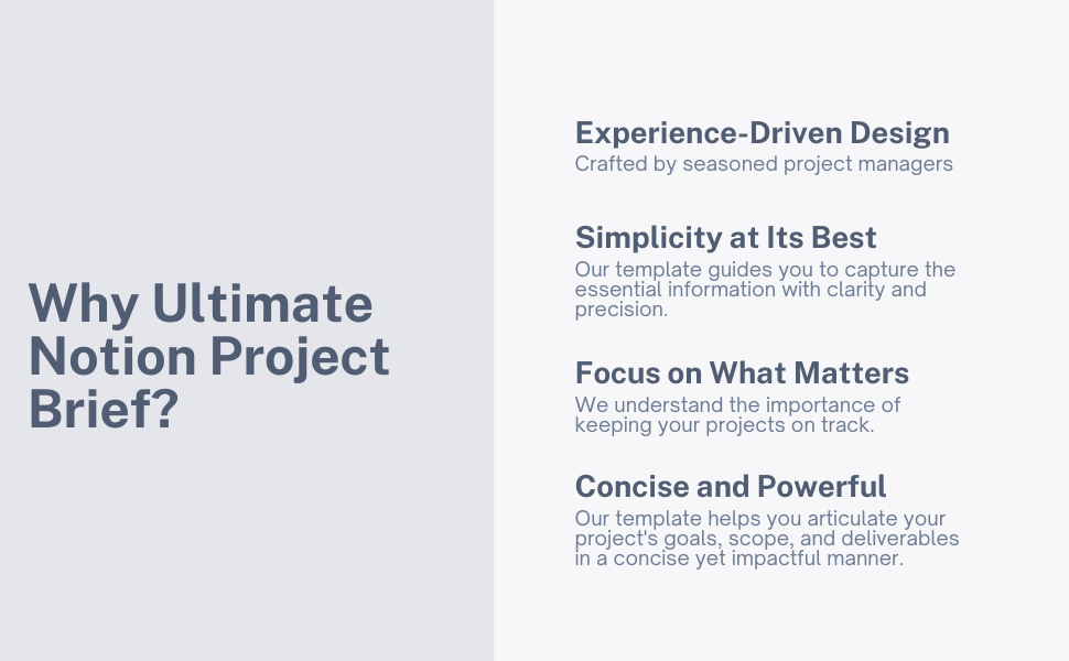Project Brief Template for Notion! gallery image