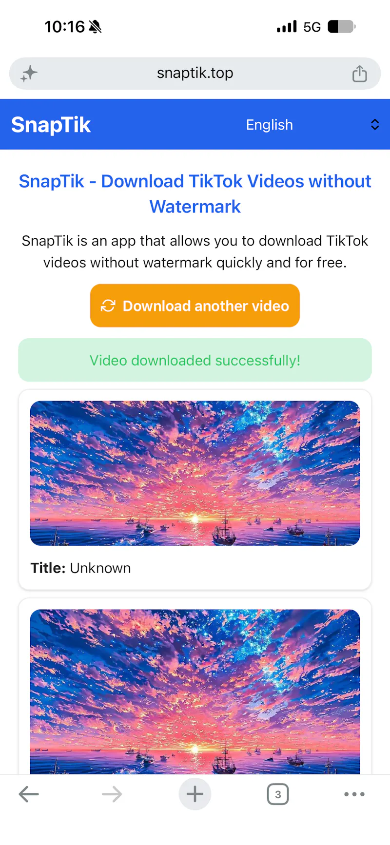 SnapTikTop screenshot 2