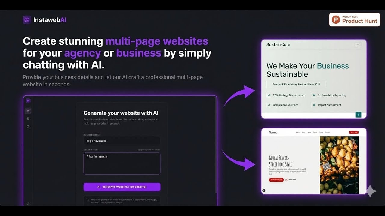 InstawebAI V3 gallery image