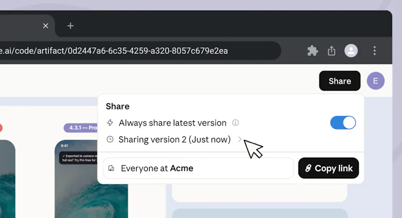 Claude Code Artifacts screenshot 3