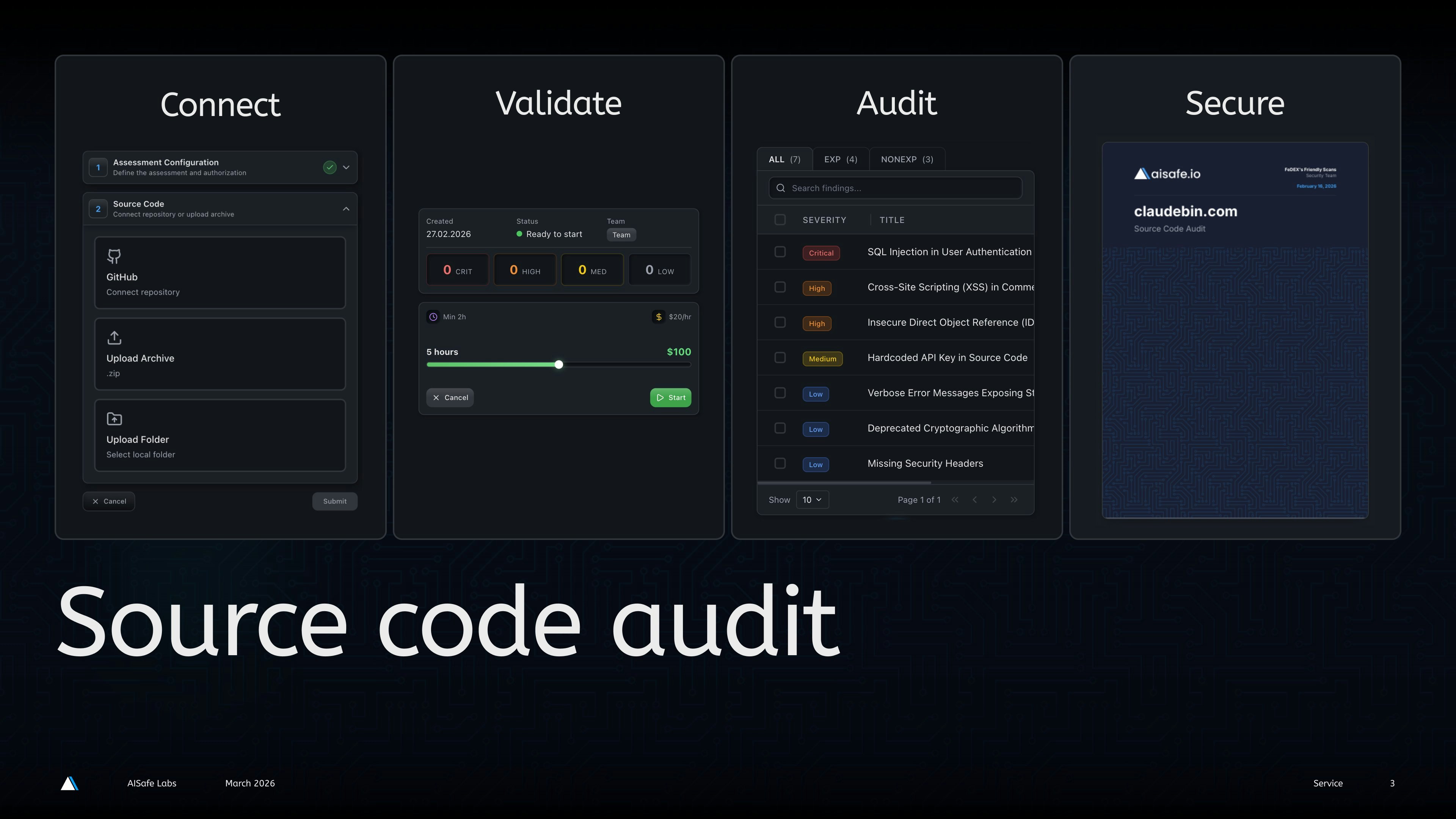 AISafe - Source code audit gallery image