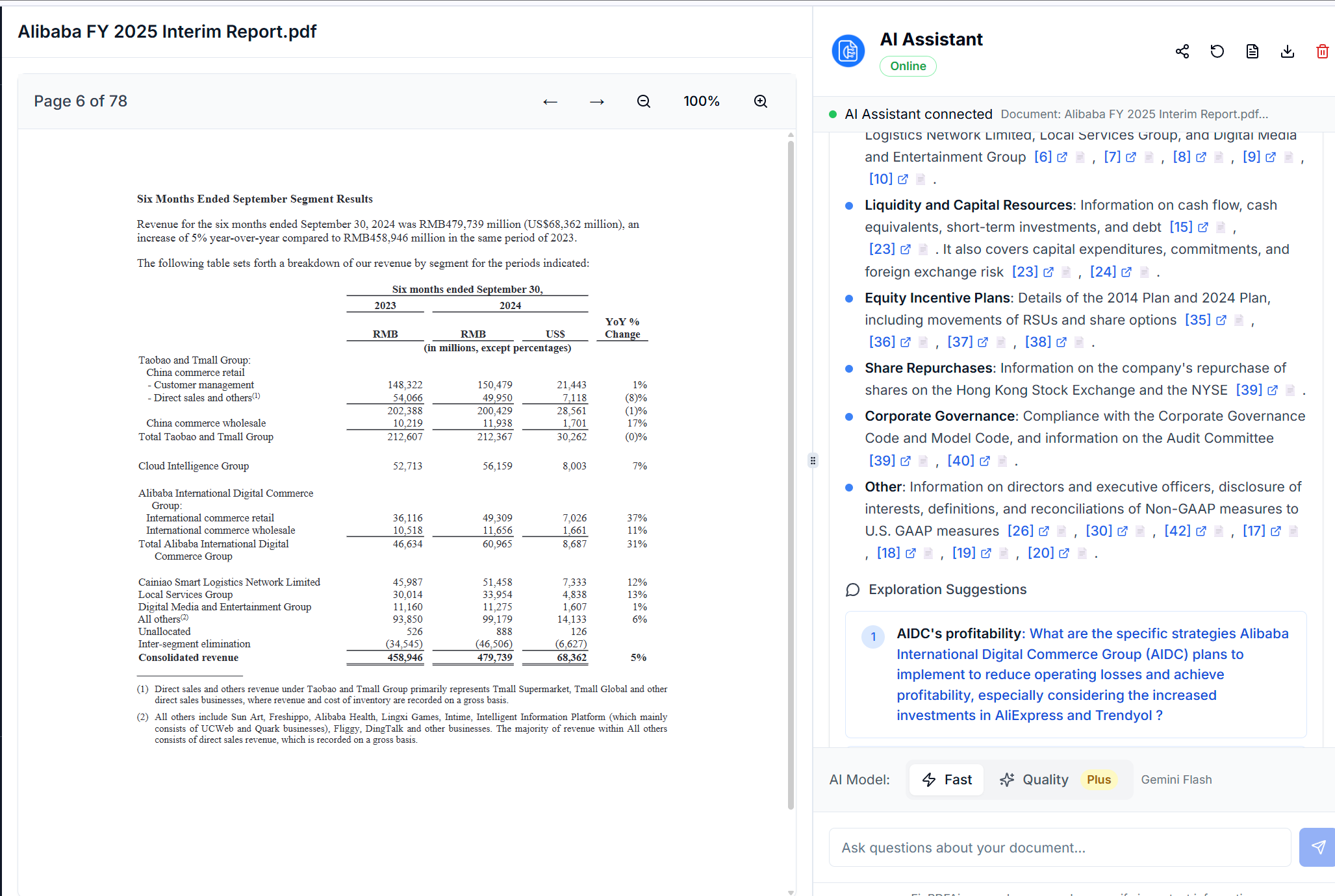 Finpdfai - Convierta los densos PDF financieros en información lista para decisiones. media 3