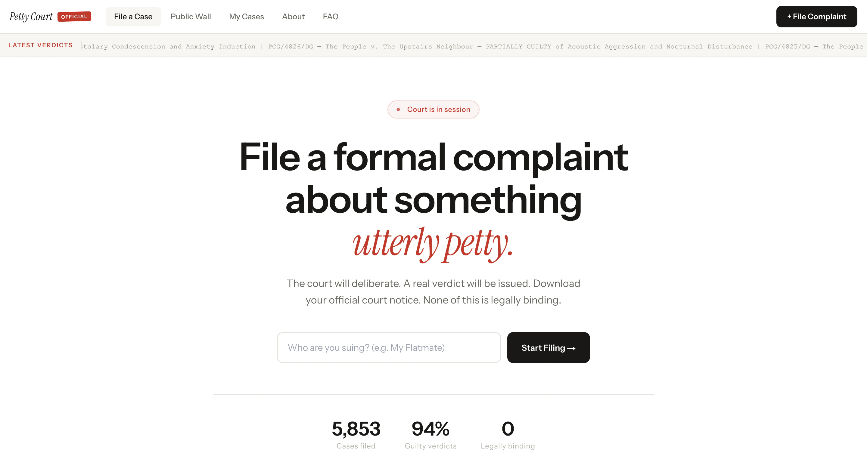 Petty Court screenshot 2