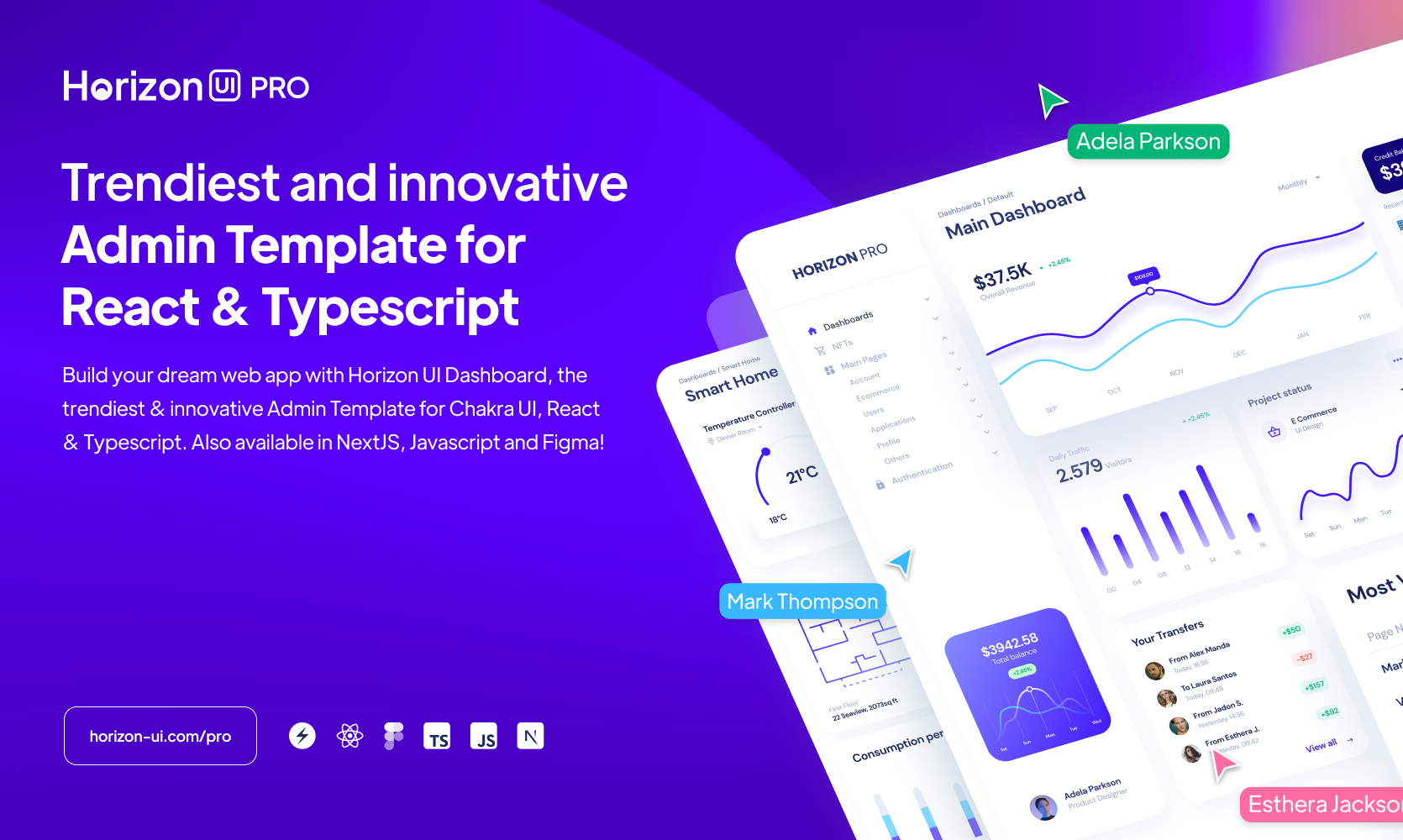 Horizon UI TypeScript Pro media 1